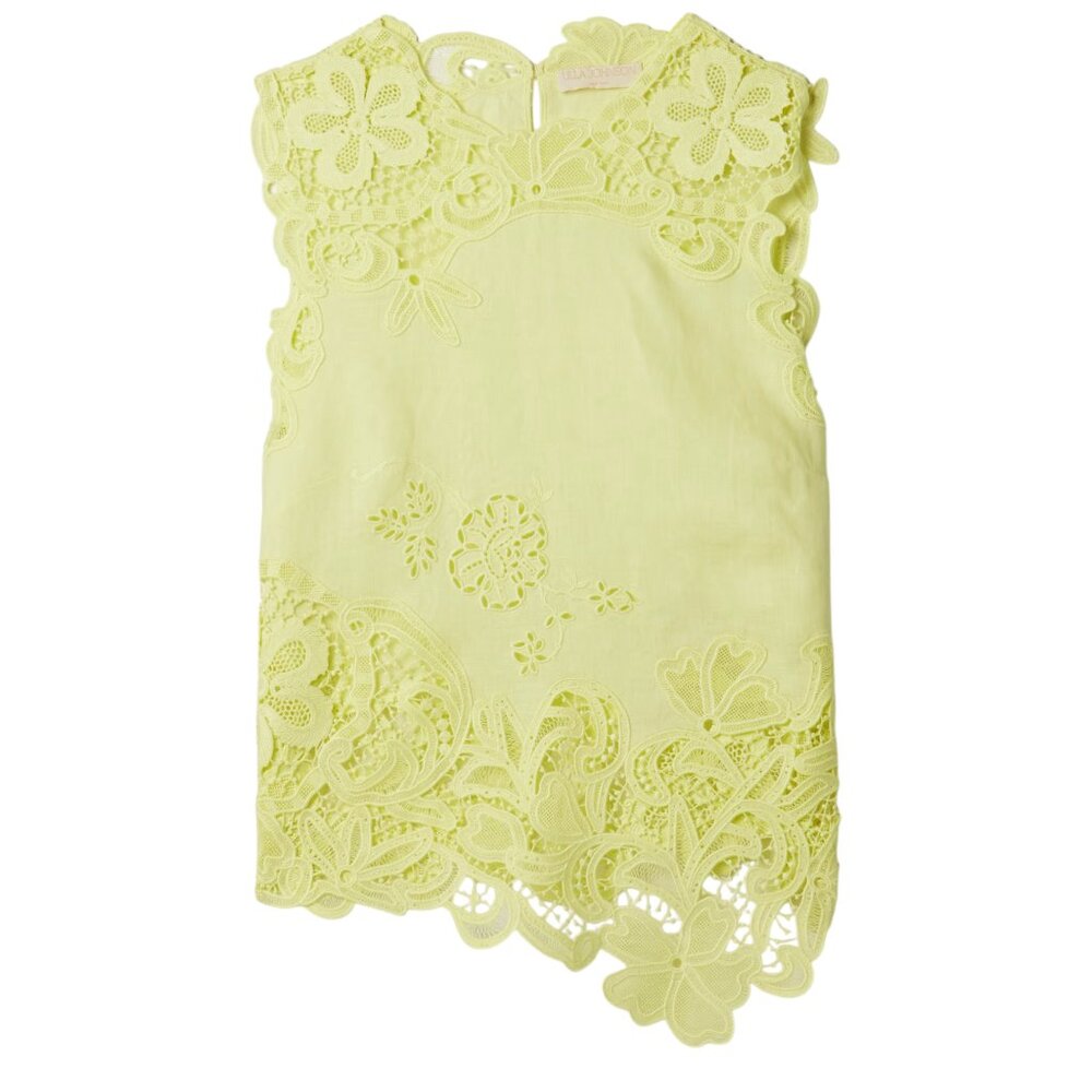ULLA JOHNSON MARLIS GUIPURE LACE PANELED TOP SIZE S, 4 NEW - Picture 13 of 13